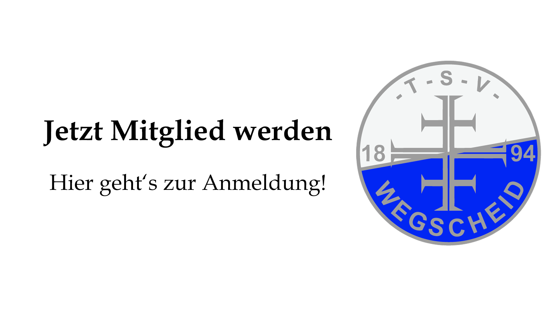 Anmeldung TSV Wegscheid
