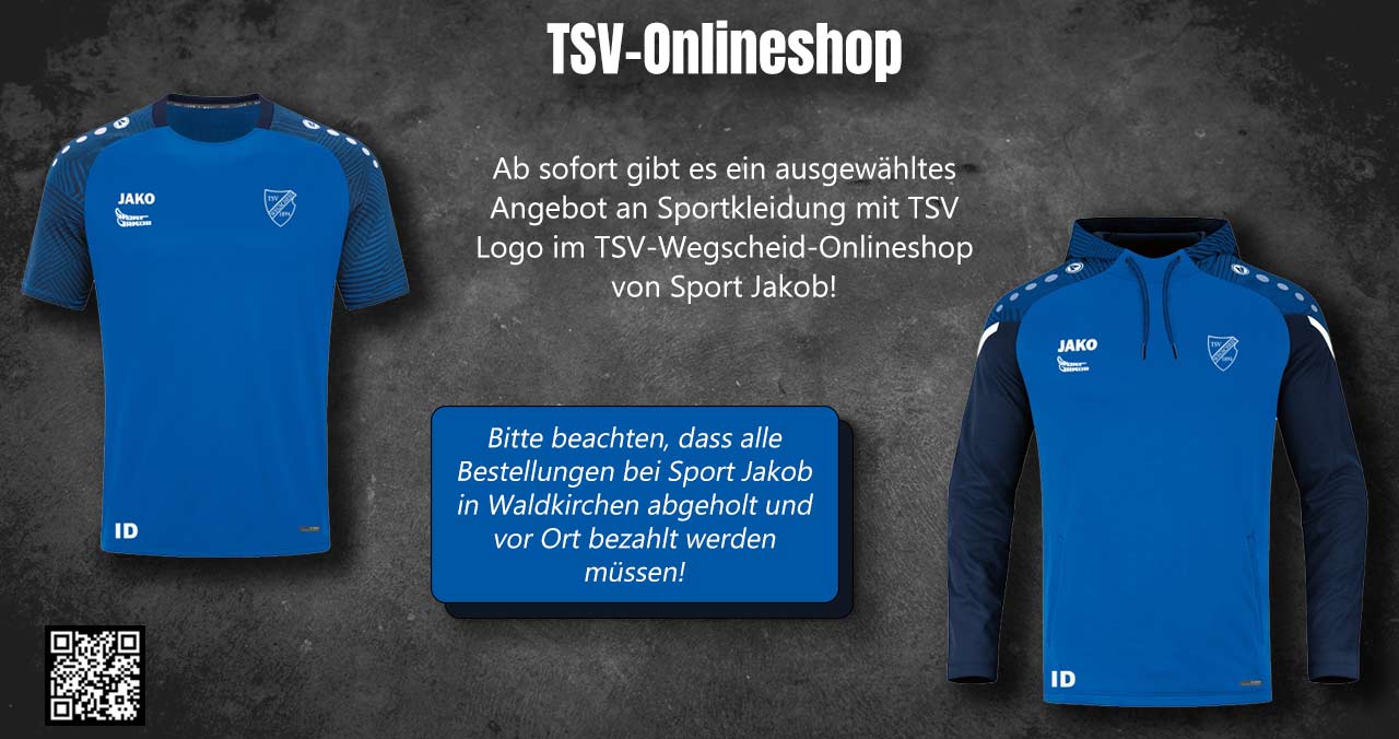 TSV Wegscheid Onlineshop
